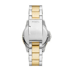 Fossil Men Stainless Steel Analog Blue Dial Watch Band Color-Multicolor
