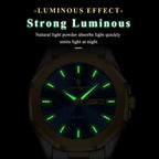 Luminous Original Stainless Steel Sport Waterproof Quartz Watches