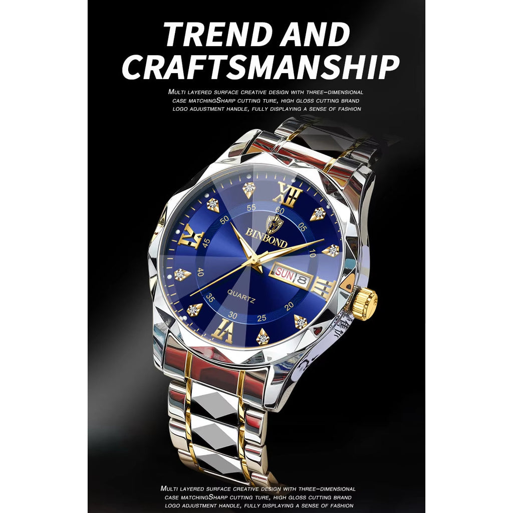 Fashion Stainless Steel Quartz High Quality Luxury Watches