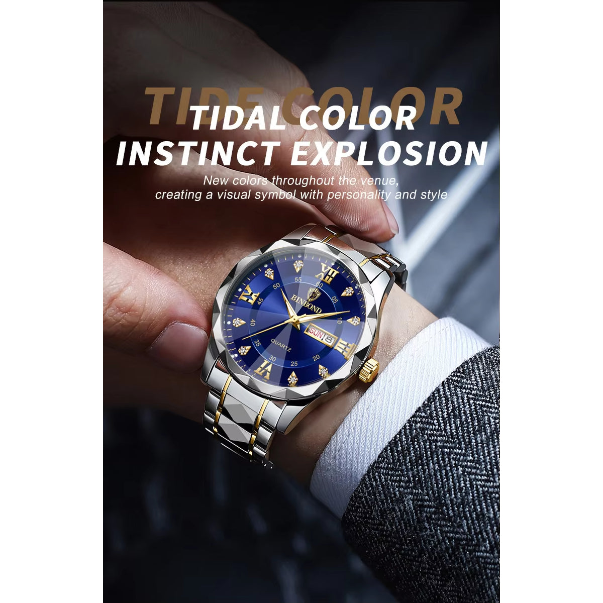 Fashion Stainless Steel Quartz High Quality Luxury Watches