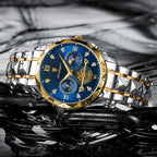 Original Chronograph Waterproof Luminous Quartz Stainless Steel Watches