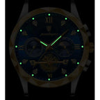 Original Chronograph Waterproof Luminous Quartz Stainless Steel Watches