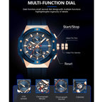 Original Man Quartz Watches Fashion Casual Luxury Sport Wrist  Leather Watch for Men