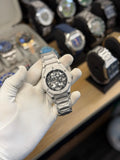 Luxury Silver Skeleton Dial Watch for Men