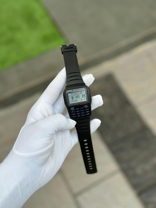 Digital Calculator Watch for Men – Quartz Movement Retro Style