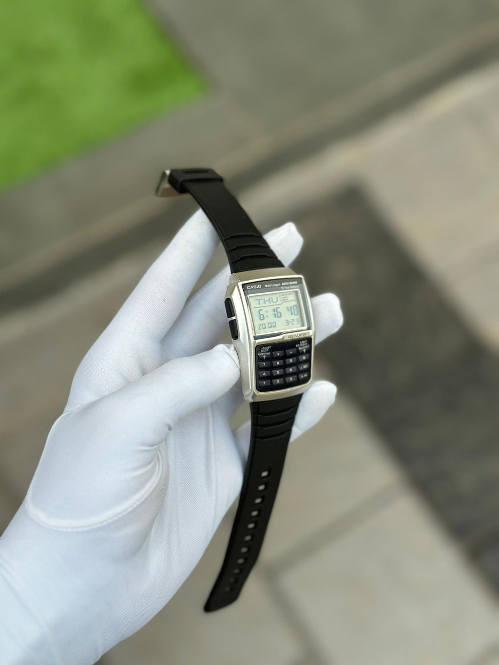 Digital Calculator Watch for Men – Quartz Movement Retro Style
