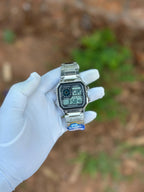 Men’s Digital Sports Square Dial Watch with Black Display