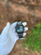 Men’s Digital Sports Square Dial Watch with Black Display